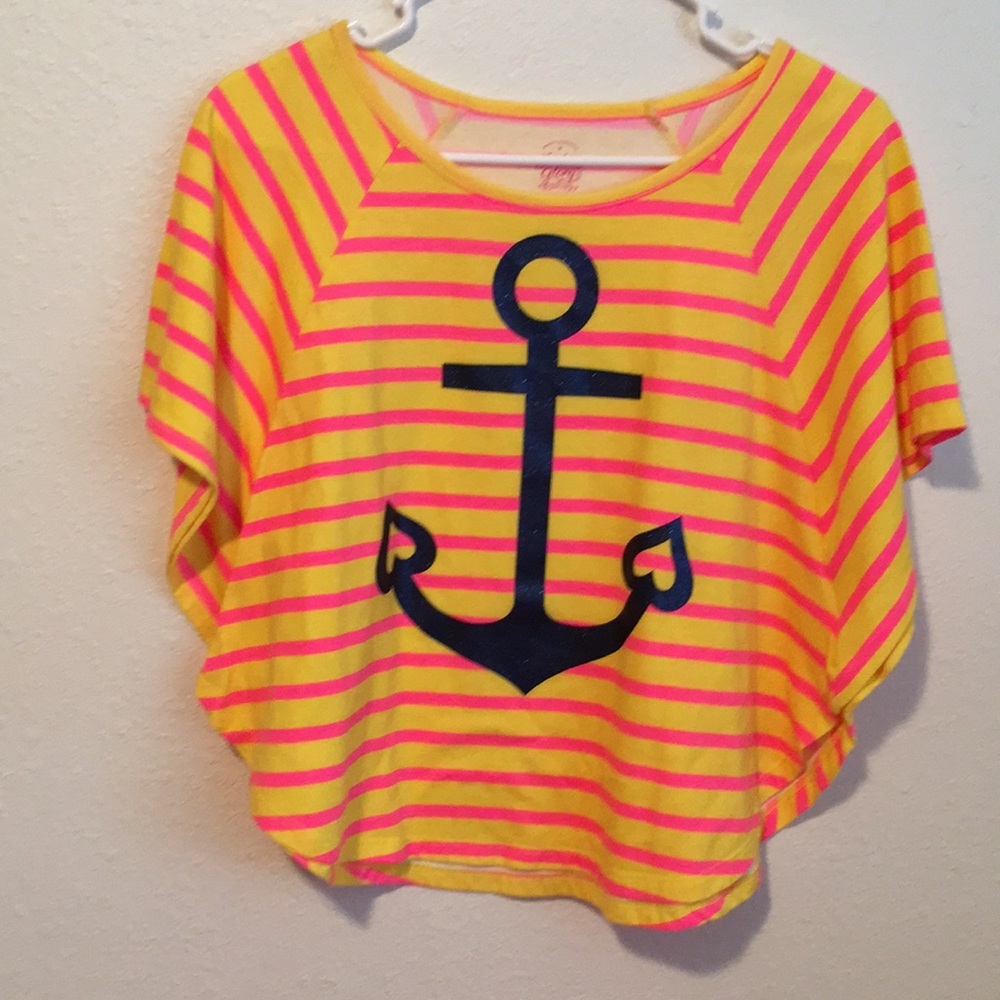 Neon pink top